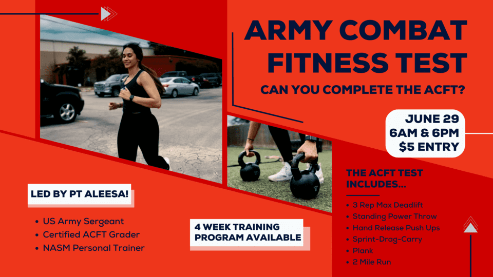 June 2023 Army Combat Fitness Test