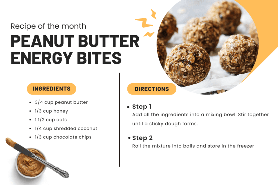 June 2023 Peanut Butter Energy Bites