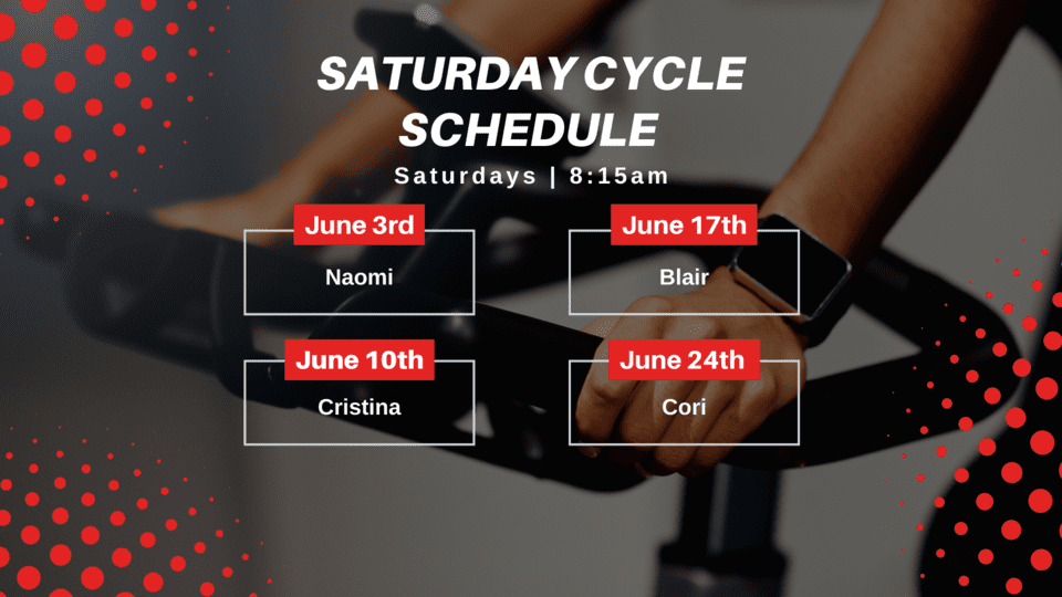 June 2023 Cycle Classes