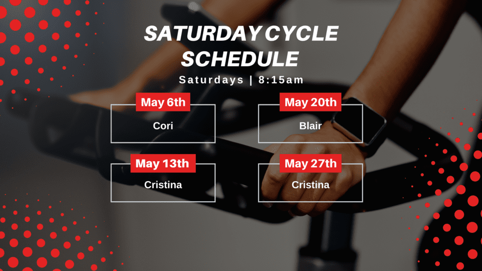 May 2023 Cycle Classes