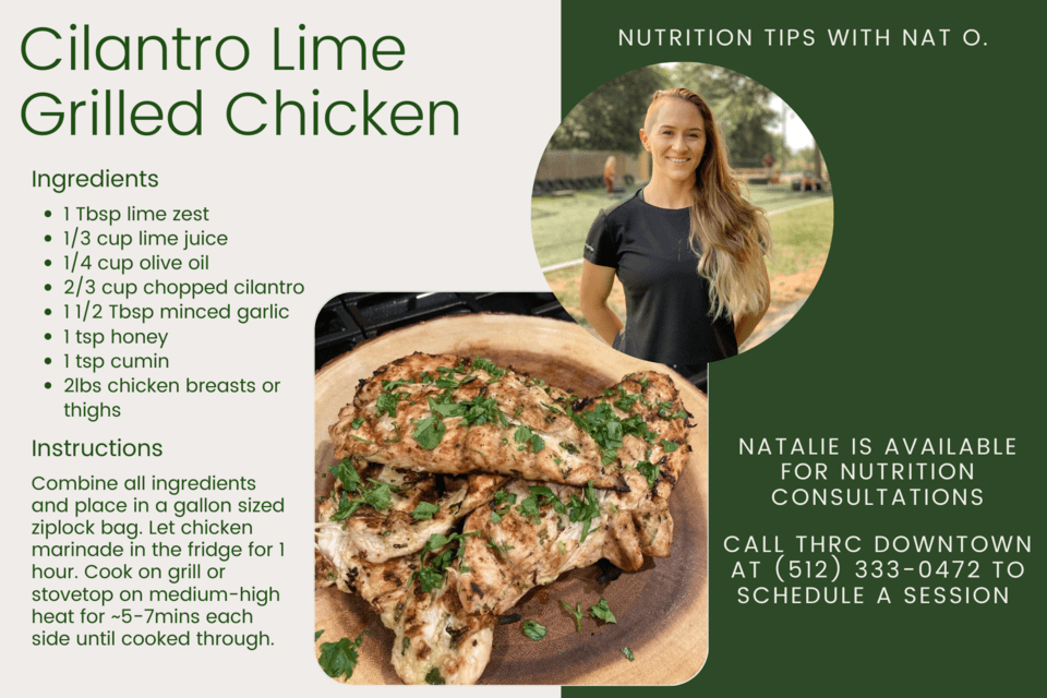 October 2023 Cilantro Lime Grilled Chicken