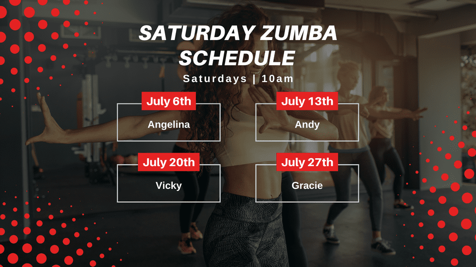 July 2024 Zumba Classes