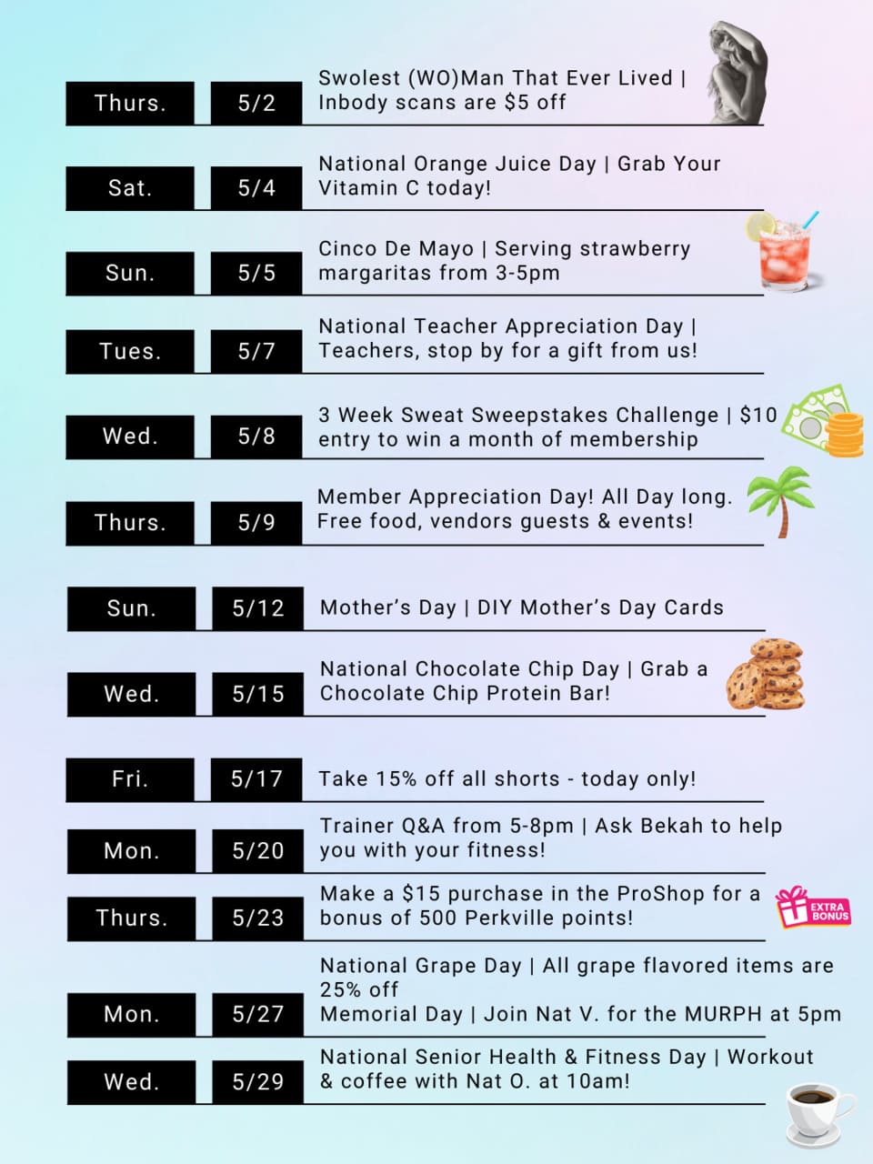 May 2024 Events