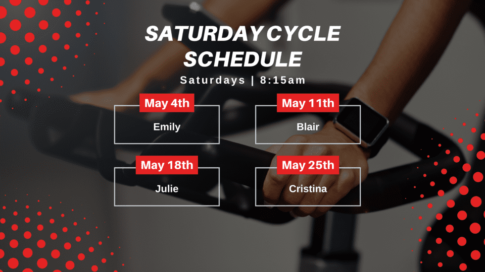 May 2024 Cycle Classes