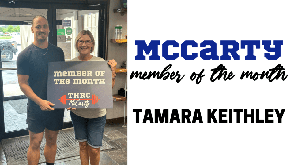 September 2024 Member of the Month McCarty