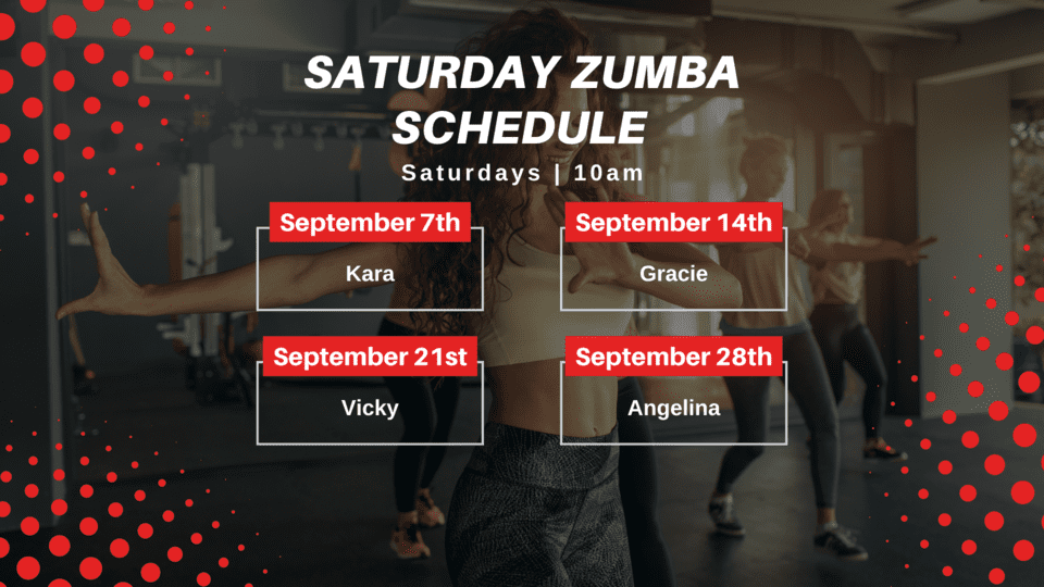 September 2024 Zumba Classes